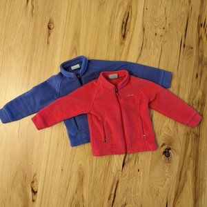 TWO 3T Columbia Fleece Jackets